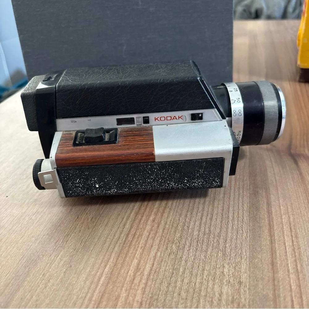 Kodak XL360 Movie Camera Black and Silver Timeless Design - untested